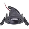 Image de Arcchio LED Spot encastrable haute tension Harcos (Moderne) en Noir Aluminium e. a. pour Salon & Salle à manger (1 lampe,à), Projecteur lampe plafonnier applique