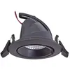 Image de Arcchio LED Spot encastrable haute tension Harcos (Moderne) en Noir Aluminium e. a. pour Salon & Salle à manger (1 lampe,à), Projecteur lampe plafonnier applique