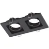 Image de Lindby Projecteur, spot Thorid à intensité variable (Moderne) en Noir Métal e. a. pour Salon & Salle manger (à 2 lampes GU10) Lampe encastrable plafonnier applique
