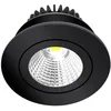 Image de Arcchio LED Spot encastrable haute tension Jyra à intensité variable (Moderne) en Noir Aluminium e. a. pour Salon & Salle manger (1 lampe,à), Projecteur lampe plafonnier applique