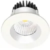 Image de Arcchio LED Spot encastrable haute tension Aryx à intensité variable (Moderne) en Blanc Aluminium e. a. pour Salon & Salle manger (1 lampe,à), Projecteur lampe plafonnier applique