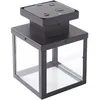 Image de Lindby Plafonnier Mandus à intensité variable (Moderne) en Noir Inox (1 lampe,à E27), saillie plafonnier lampe