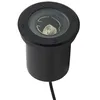 Image de Lindby Spots encastrables dans le sol Cliff à intensité variable (Moderne) en Noir (1 lampe,à GU10), Spot encastrable extérieur
