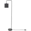 Image de Lindby Lampadaire Tissu Hinay en Noir Métal e. a. pour Salon & Salle à manger (1 lampe,à E27), Sur Pied, Lampe a de Sol