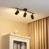 Image de Lindby spot pour plafond Jorell, noir, 51 cm, 3 lampes, GU10