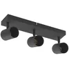 Image de Lindby Spot Jorell à intensité variable (Moderne) en Noir Métal e. a. pour Bureau (à 3 lampes, GU10) Lampe encastrable plafonnier applique