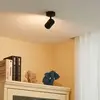 Image de Lindby spot pour plafond Jorell, noir, 13 cm, à 1 lampe, GU10