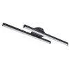 Image de Lindby LED Plafonnier Aurendor (Moderne) en Noir Aluminium e. a. pour Salon & Salle à manger (à 2 lampes,), Eclairage Lampe Luminaire Plafond Eclerage