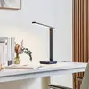 Image de Lampe de bureau LED Lindby Rylas, noir, USB, CCT