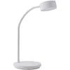 Image de Lindby LED Lampe à poser Maori intensité variable (Moderne) en Blanc Métal e. a. pour Bureau (1 lampe,à), de bureau lampe