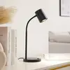 Image de Lindby lampe à poser Radka, noir, plastique, bras flexible