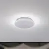 Image de Plafonnier d'extérieur LED Lindby Kirkola, 4000 K, Ø 26 cm, blanc