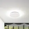 Image de Plafonnier d'extérieur LED Lindby Kirkola, 3000 K, Ø 34 cm, blanc