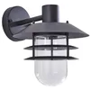 Image de Lindby Applique Exterieur Meliora à intensité variable en Noir Métal (1 lampe,à E27), Murale Luminaire Lampe Jardin Eclairage d’exterieur