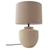 Image de Lindby Lampe à poser Thalassia en Beige Céramique e. a. pour Couloir (1 lampe,à E27),
