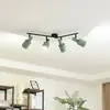 Image de Lindby spot pour plafond Ovelia, vert, 80 cm, 4 lampes, E27
