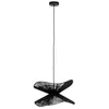 Image de Lindby Suspension Valdorin à intensité variable (Moderne) en Noir Papier e. a. pour Chambre coucher (1 lampe,à E27), Luminaire Lampe Plafond Plafonnier Suspendue