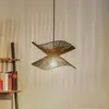 Image de Lindby suspension Valdorin, noir, papier, Ø 40 cm, E27