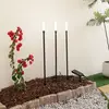 Image de Lampe solaire LED Lindby Balian, lot de 3, noir, aluminium, 3000K