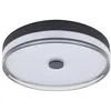 Image de Lindby LED Plafonnier Aldorin à intensité variable (Moderne) en Noir e. a. pour Salon & Salle manger (1 lampe,à), Eclairage Lampe Luminaire Plafond Eclerage