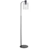 Image de Lucande Lampadaire Eirian (Moderne) en Transparent Métal e. a. pour Salon & Salle à manger (1 lampe,à E27), Sur Pied, Lampe a de Sol