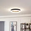 Image de Lucande Smart Plafonnier LED Squillo noir Tuya RGBW CCT