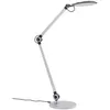 Image de Lindby Lampe de table LED « Nyxaris » (y compris variateur tactile) (moderne) en gris synthétique pour bureau / bureau (1 lama, ampoules incluses) - Lampe de table, lampe de bureau, lampe de chevet