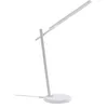Image de Lindby Valtorin Lampe de table LED avec variateur tactile - Style moderne - Pour bureau - Blanc opale