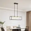 Image de Lucande Suspension LED Kassi, noir, fer, intensité variable, 90 cm