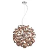 Image de Lucande Suspension Kaelor à intensité variable (Moderne) en Cuivre Aluminium e. a. pour Salon & Salle manger (à 12 lampes, G9) Luminaire Lampe Plafond Plafonnier