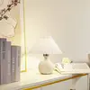 Image de Lindby lampe à poser Kerimi, céramique, crème