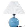 Image de Lindby Lampe à poser Kerimi (Scandinave) en Bleu Céramique e. a. pour Salon & Salle manger (1 lampe,à E27),