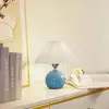 Image de Lindby lampe à poser Kerimi, céramique, bleu