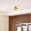 Image de Lindby LED Plafonnier Nivoria (Moderne) en Doré Aluminium e. a. pour Salon & Salle à manger (1 lampe,à), Luminaire Lampe Plafond Eclerage Eclairage Interieur
