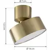 Image de Spot LED Nivoria de Lindby, Ø 14 cm, doré, orientable