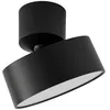 Image de Lindby LED Plafonnier Nivoria (Moderne) en Noir Aluminium e. a. pour Salon & Salle à manger (1 lampe,à), Luminaire Lampe Plafond Eclerage Eclairage Interieur