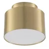 Image de Lindby LED Plafonnier Nivoria (Moderne) en Doré Aluminium e. a. pour Salon & Salle à manger (1 lampe,à), Luminaire Lampe Plafond Eclerage Eclairage Interieur