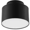 Image de Lindby LED Plafonnier Nivoria (Moderne) en Noir Aluminium e. a. pour Salon & Salle à manger (1 lampe,à), Luminaire Lampe Plafond Eclerage Eclairage Interieur