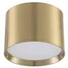Image de Lindby LED Plafonnier Nivoria (Moderne) en Doré Aluminium e. a. pour Salon & Salle à manger (1 lampe,à), Luminaire Lampe Plafond Eclerage Eclairage Interieur