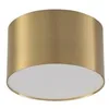 Image de Lindby LED Plafonnier Nivoria (Moderne) en Doré Aluminium e. a. pour Salon & Salle à manger (1 lampe,à), Luminaire Lampe Plafond Eclerage Eclairage Interieur