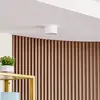 Image de Spot LED Nivoria de Lindby, Ø 11 cm, 9 W, blanc, métal