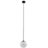 Image de Lucande Suspension en verre Bidolo à intensité variable Blanc Verre e. a. pour Salle de bain (1 lampe,à E14), Luminaire Lampe plafond Plafonnier Suspendue