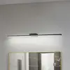 Image de Lucande, applique pour miroir LED Kivana, noir, métal, 90 cm, IP44