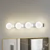 Image de Lucande, applique pour salle de bain LED Myrra, chrome, verre, 60 cm, IP44