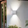 Image de Lindby Smart Applique d'extérieur LED Dara blanc rond CCT RVB Tuya