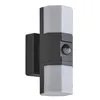 Image de Lindby LED Applique extérieure Alaric (Moderne) en Noir Aluminium (à 2 lampes,), pour mur extérieur/façade de maison terrasse und balcon