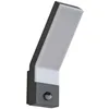 Image de Lindby LED Applique extérieure Korvik (Moderne) en Noir Aluminium (1 lampe,à), pour mur extérieur/façade de maison terrasse und balcon