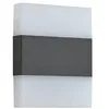 Image de Lindby LED Applique Exterieur Branor (Moderne) en Noir Aluminium (à 2 lampes,), Murale Luminaire Lampe Jardin Eclairage d’exterieur
