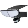 Image de Lindby LED Applique Murale Solaire Naelin à intensité variable (Moderne) en Noir (à 2 lampes,), Lampe Borne Lumineuse Exterieur Eclairage