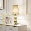 Image de Lucande lampe à poser Lyndorin, vert, céramique